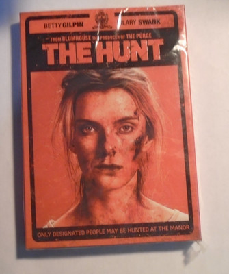 The Hunt (DVD, 2020) Betty Gilpin Hilary Swank action horror sealed w/slipcover