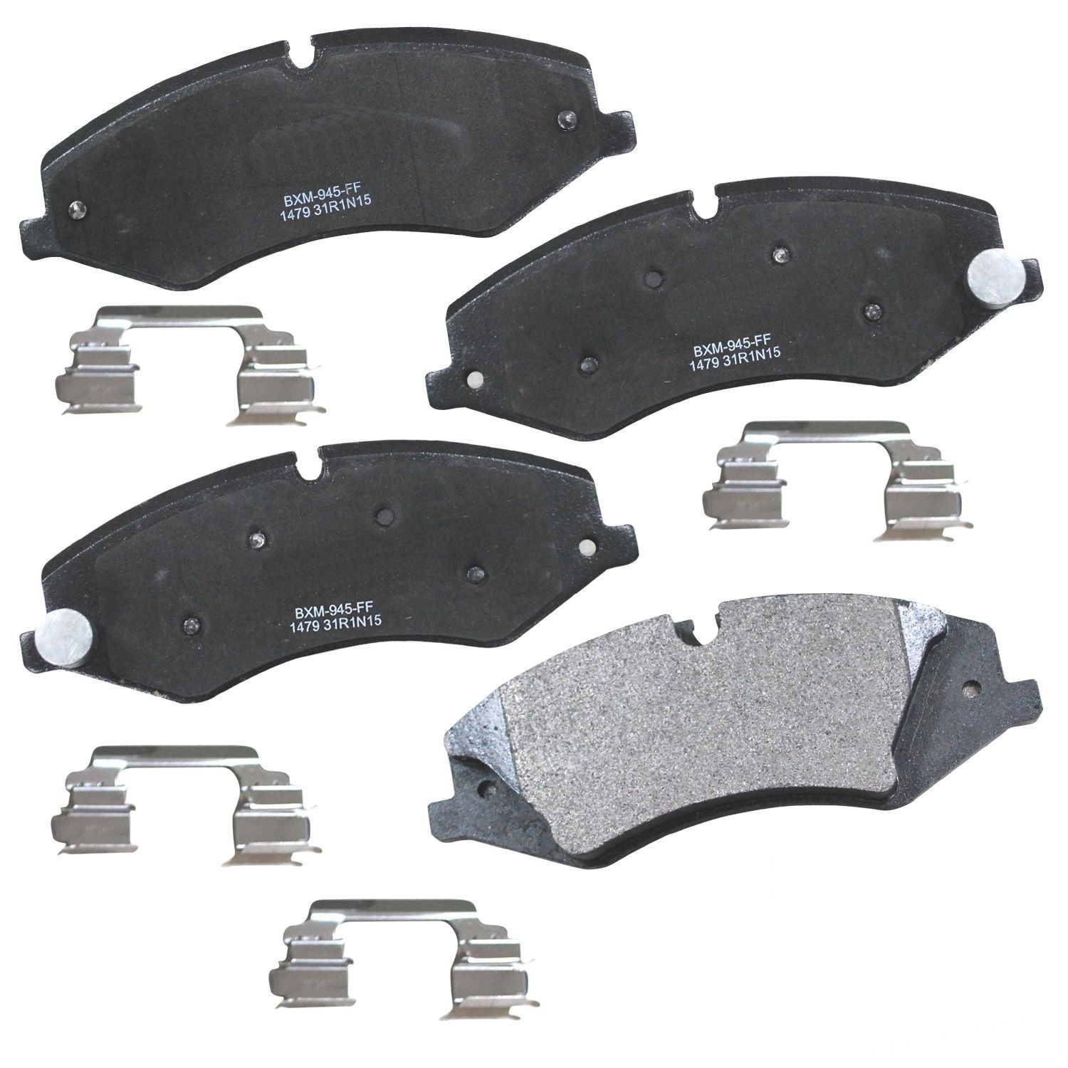 Disc Brake Pad Set for 2010-21 LR LR4, RR, RR Sport, Evoque, Lexus LFA, Peugeot