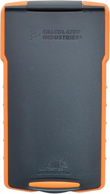 Calculated Industries 5032-4 Armadillo Gear Hard Protective Calculator Orange 