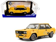 1980 FIAT 131 ABARTH YELLOW 1/18 DIECAST MODEL CAR BY SOLIDO S1806006