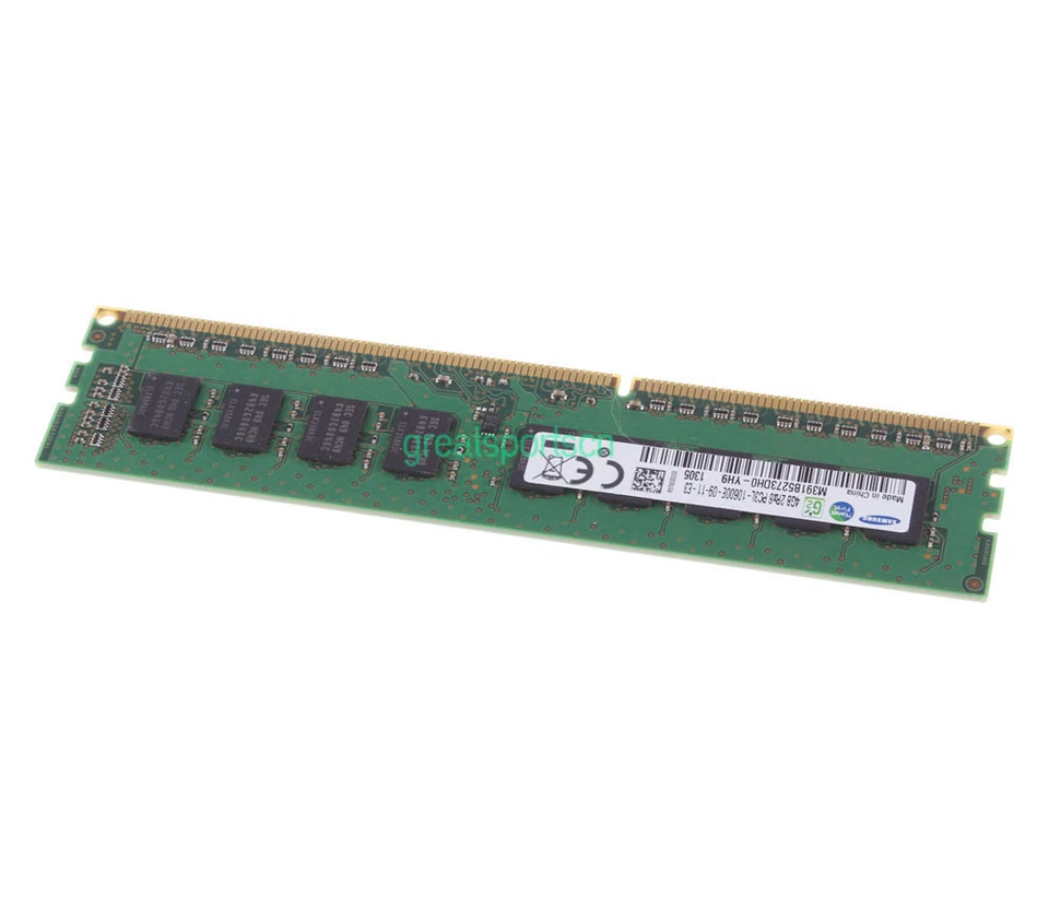 Samsung 4GB 2RX8 DDR3L PC3L-10600E 1333MHZ CL9 ECC Unbuffered Server Memory RAM  - Image 4 of 4