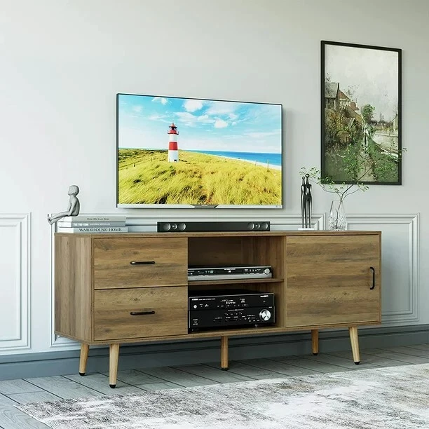60 inch mid century cheap modern tv stand