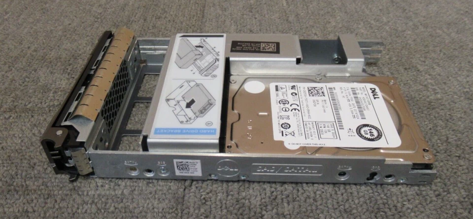 Dell MK1401GRRB 6DFD8 146GB 15000RPM 2.5"  in 3.5" Hard Drive Caddy F238F 9W8C4 - Image 3 of 4