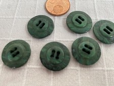 10 Knöpfe ❤️❤️ 20/4,5 mm grün giftgrün flaschengrün perlschimmer billige zu Woll