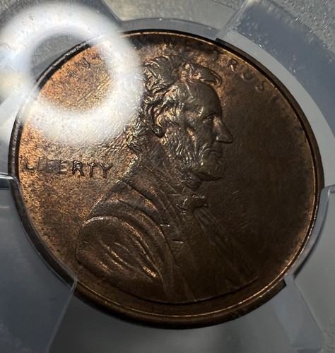 2000 Lincoln Cent PCGS MS63BN Struck Through Grease Error Coin 1C Gold Shield - Picture 6 of 10