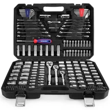 WORKPRO 192 Piece Mechanic Tool Set Socket Wrench Set w/Storage Case One Size
