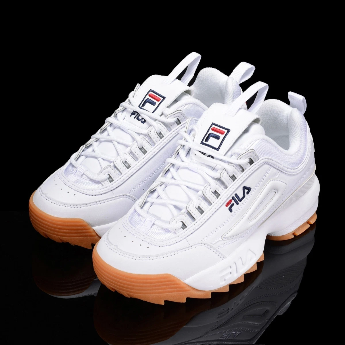 Fila disruptor 2 clearance white and brown
