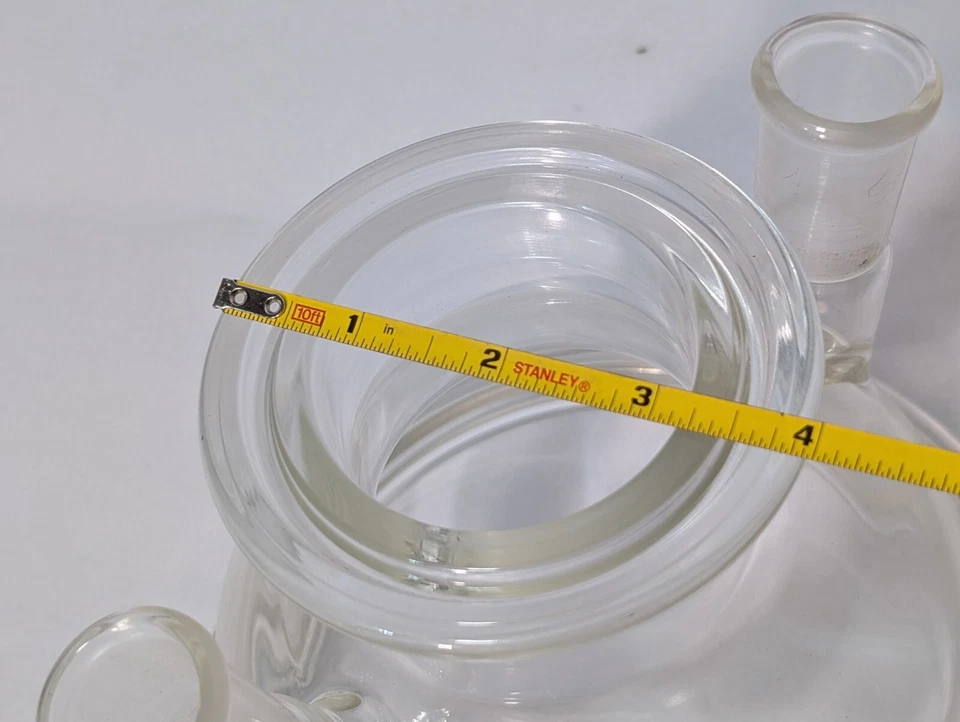 Tapa de frasco de recipiente de reacción de 3 cuellos sin marca Foto 4 de 4