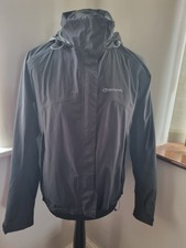 Womens Sprayway Black Gortex Walking Jacket Size 6-8