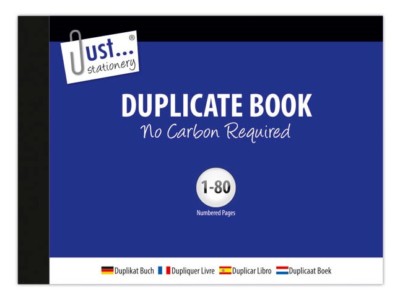 Produktbild von 5 X Nummeriertes Duplikat Quittungsbuch Halbe Größe - Kein CO2