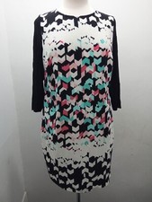 M&S Collection Dress Size UK 14 EU 42 Geometric Retro Pattern