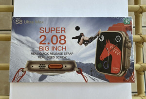 S8 Ultra Max Super 2.08 Big Inch Real Quick Release Strap New! Broken Seal.