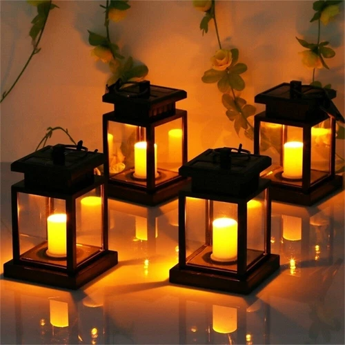 Halloween Christmas Outdoor Decorative Lights Solar Garden Lights Hanging LED - Picture 2 of 20