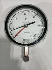 Large 5" Vacuum Gauge 0 - 30Hg 1-5% Weksler 6685 00 906 3999 FSCM 64467 DLA400 8