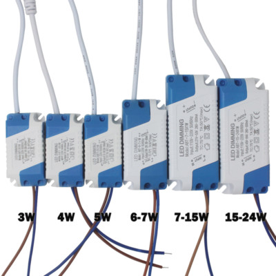 230V LED Trafo Transformator 3W,4W,5W,6-7W,7-15w,15-24W Dimmbar Treiber Netzteil