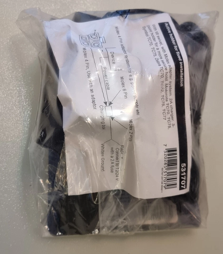 Brodit 531707 Active Holder for Mobile ZEBRA/Motorola/Symbol TC70/TC72/TC75/TC77 - Image 2 of 4