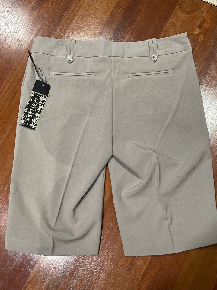 Beige/Tan Vertigo Paris Burmuda Short Size 8 - Image 4 of 4