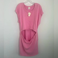 NWT Aerie Offline by aerie American Eagle Pink Terry Cloth Cutout Beach Dress XL