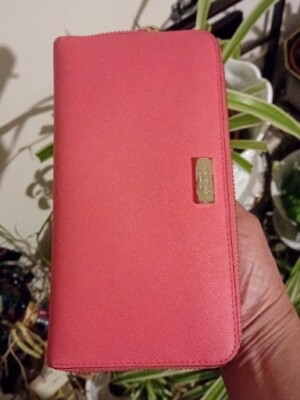 kate Spade New Travel Wallet Clutch Pink Purse UK