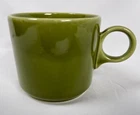 Turf Green Fiesta Ironstone HTF VTG Homer Laughlin Coffee Mug Cup 1969 Rare