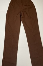 Pretty Little Thing Brown Straight Leg Pants Size 0 Minimalist Neutral Office