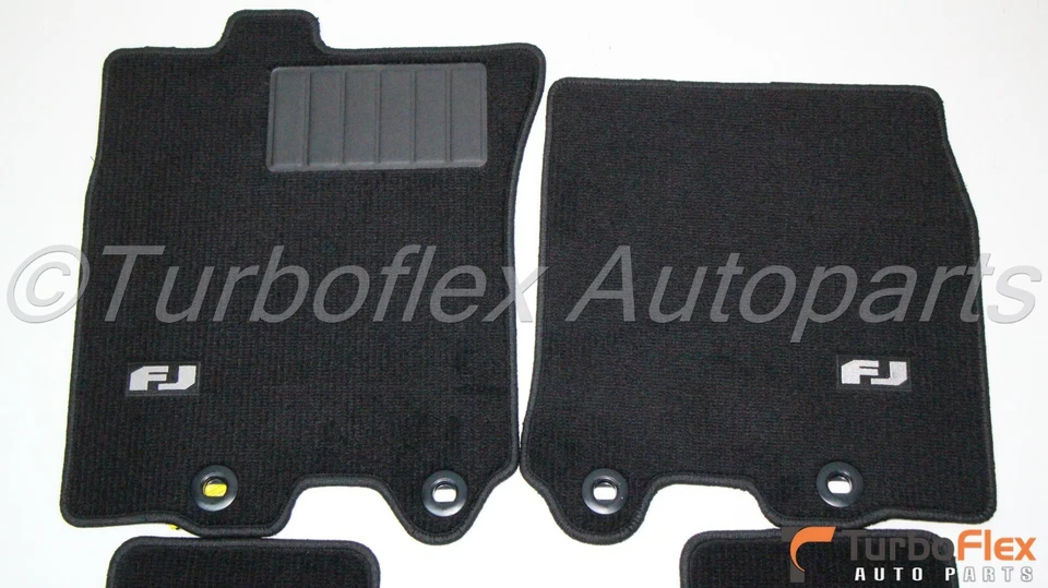 丰田 FJ Cruiser 2011 - 2014 木炭地毯脚垫套装正品 PT206-35122-16 — 第 2/4 张图片