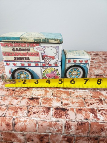 BOTE DE HOJALATA COLECCIONABLE: Dulces cultivados en casa años 80 Bear Bunny - Imagen 6 de 7