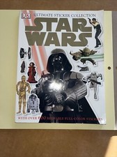 2007 STAR WARS Ultimate Sticker Collection BOOK By DK PB Over 600 Stickers Vader