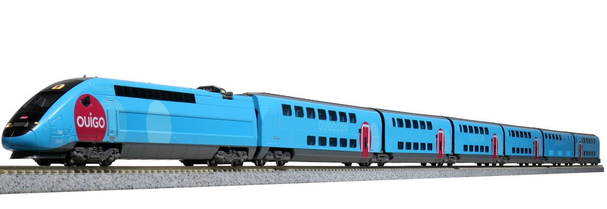 KATO TGV Duplex 10-1763 - Voiture D'extrémité - Échelle N - Analogique
