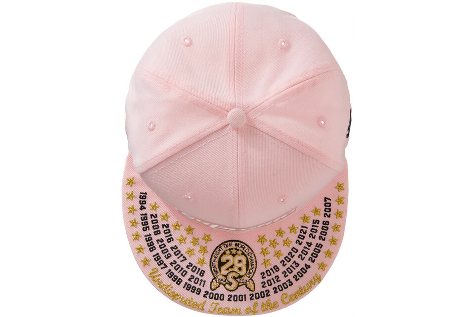 Supreme Undisputed Box Logo New Era Fitted Hat 'Pink' (F/W