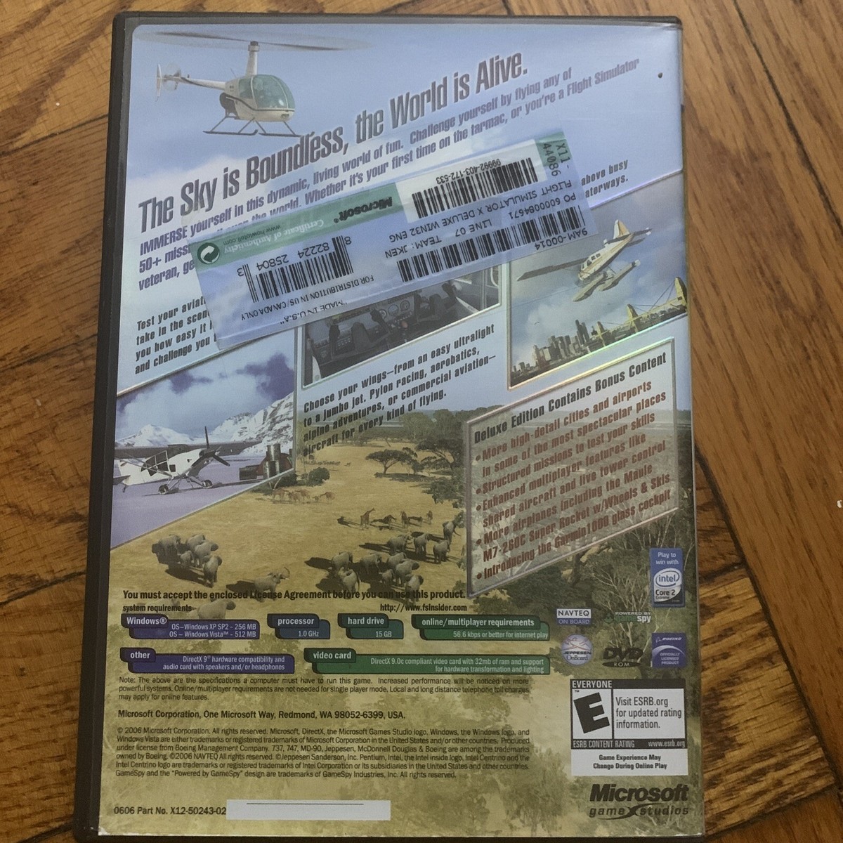 Microsoft Flight Simulator X FSX (Deluxe Edition) (PC DVD-Rom