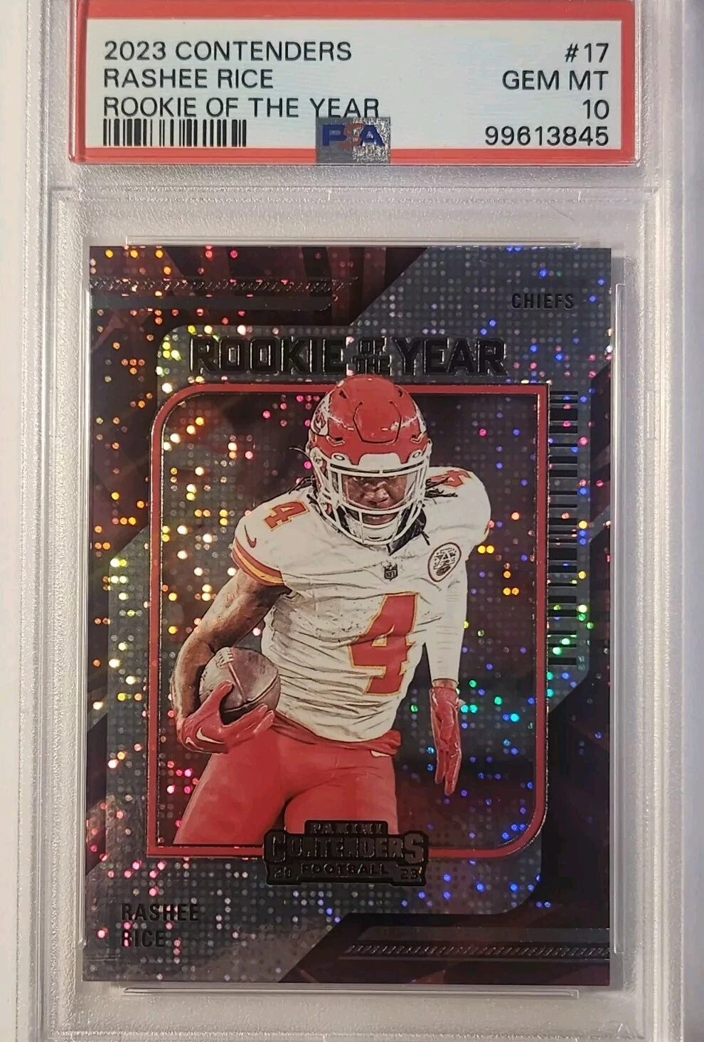 Rashee Rice Panini Contenders Rookie of the Year Contenders #17 Base