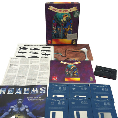 The Magnetic Scrolls Collection Big Box Virgin Games IBM PC 3,5 HDD Komplett