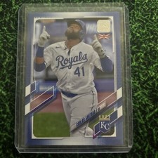 2021 Topps UK Blue #151 Carlos Santana /75