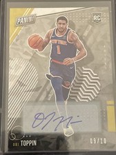 2021 Panini The National SILVER PACK Obi Toppin #RC6 Cracked Ice AUTO RC  9/10