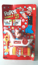 Vintage HONG KONG TOY PLASTIC TOY MADE IN HONG KONG TOY POPEYE BUBBLE TUB SET