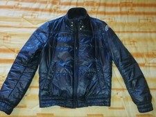 Piumino bomber Daniele Alessandrini giubbino giubbotto jacket blu casual