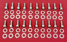 Bbm Big Block Mopar Oil Pan Stainless Hex Bolts Kit 383 400 413 426w 440 Set