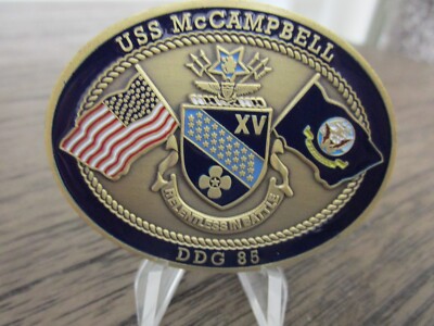 USN USS McCampbell DDG 85 Forward Deployed Yokosuka Challenge Coin