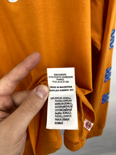 🇺🇸 Vintage Element skate center logo long sleeve hype size L color orange - Picture 9 of 9