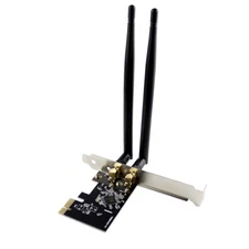 Desktop PC WiFi Adapter Dual Band Wireless PCI-e Network Card RTL8821 1200Mbps 