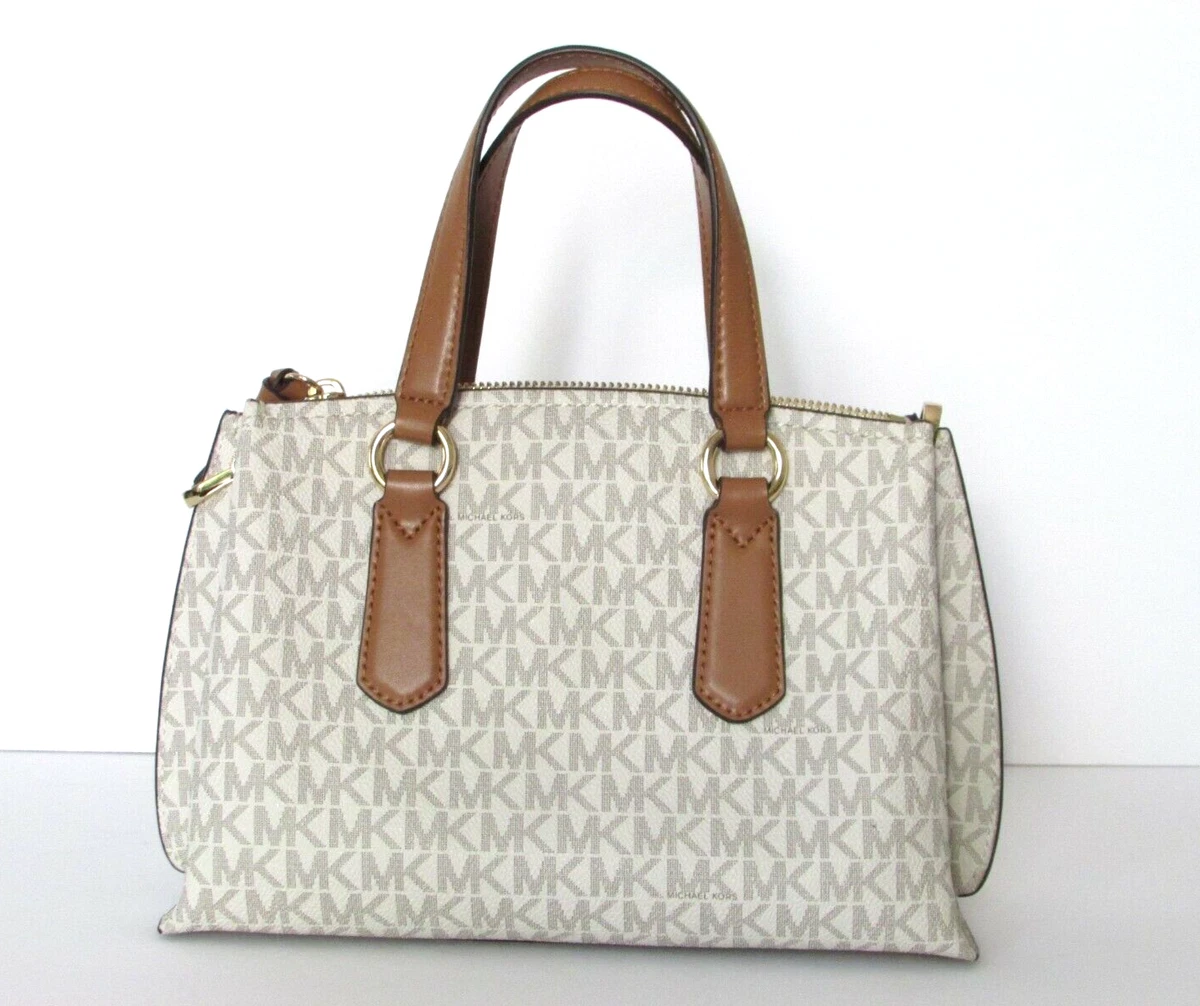 Michael kors signature best sale satchel