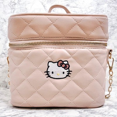 RESEXXY x Hello Kitty Schultertasche gesteppt rosa 2-WEGE Kosmetik neu Etikett