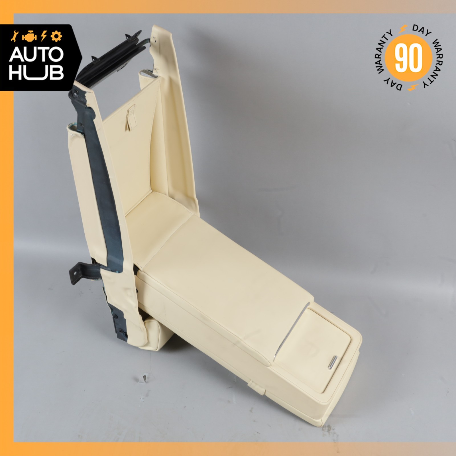 14-18 Bentley Flying Spur Rear Center Upper Seat Armrest Cushion Beige OEM 40k
