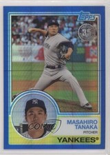 2018 Topps Silver Pack 1983 Design Chrome Update Series Blue Masahiro Tanaka 8k4