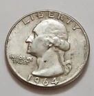 1964 Washington Quarter 90% Silver Philadelphia  (X29)