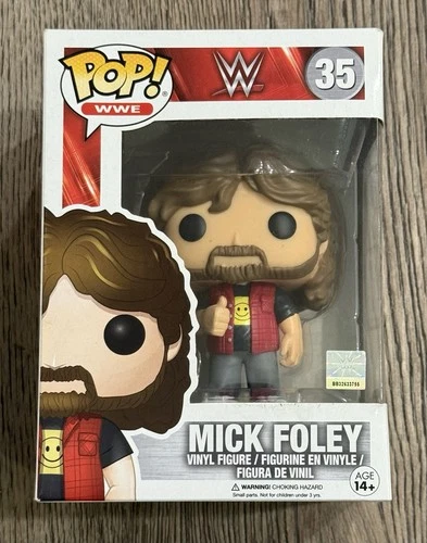Funko Pop! WWE Wrestling - Mick Foley #35 Vaulted w/ Protector See Photos