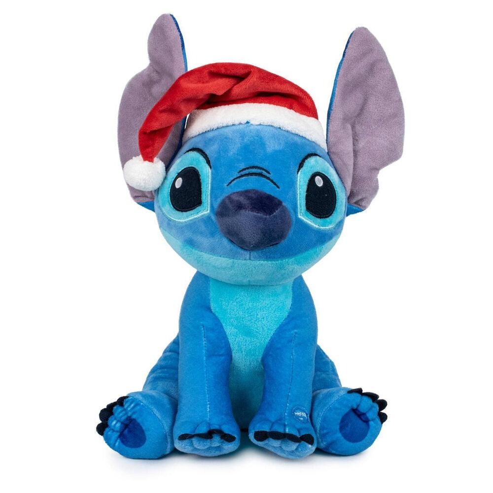 Disney Lilo & Stitch - Christmas Stitch Plush Toy 26cm (Sound) Soft Cuddly Doll