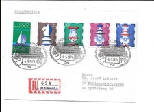 Koblenz   Sondereinschreibzettel   Stempel Danziger Bundestreffen