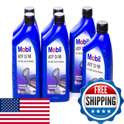 Mobil 1 123130 Transmission Fluid 6 Quart 1 Pack